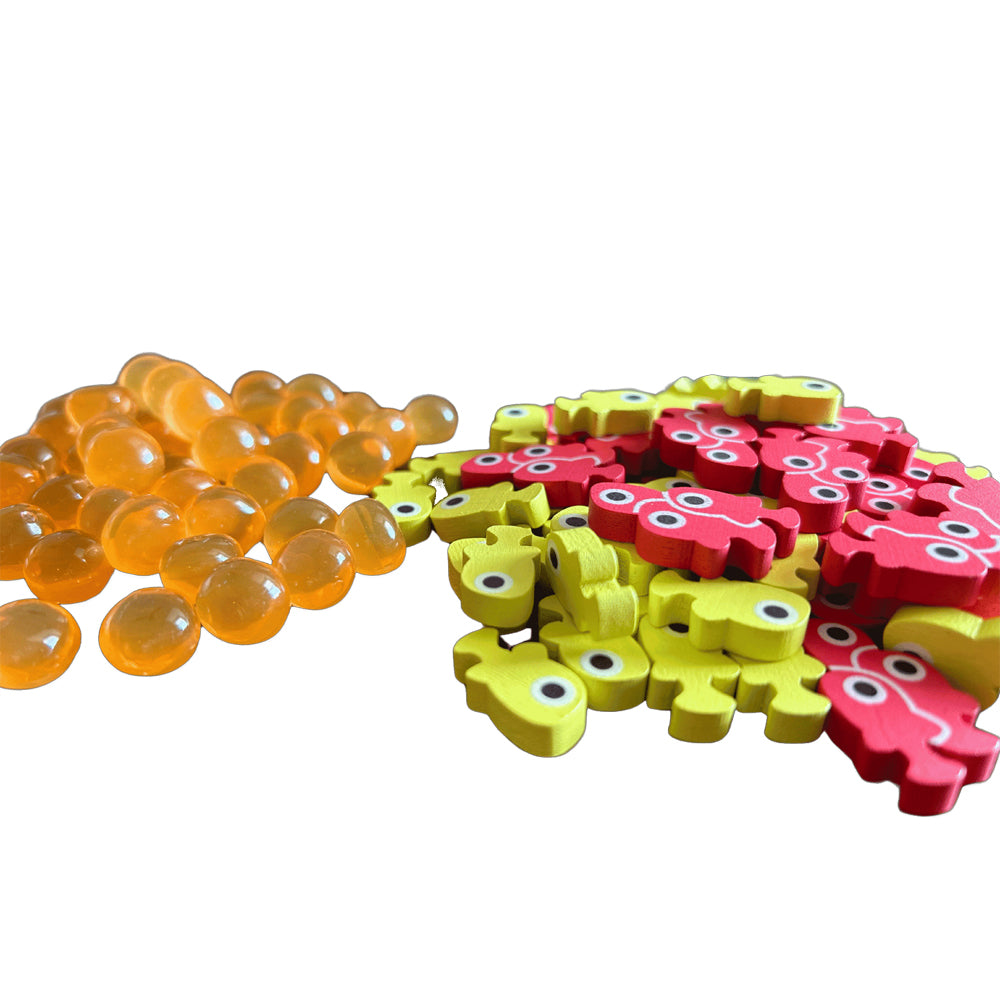 フィンスパン　アップグレードトークン　純正Stonemaier社製　未開封新品 Finspan Upgrade Pack (Wooden Tokens & Squishy Eggs