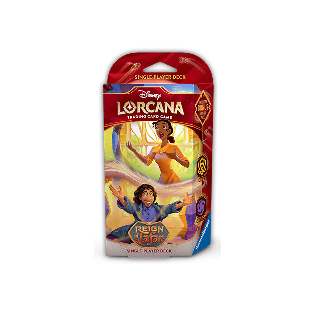 Disney Lorcana: Set 8 Reign of Jafar Starter Deck - Amber & Amethyst Disney Lorcana: Set 8 Reign of Jafar Starter Deck - Amber & Amethyst
