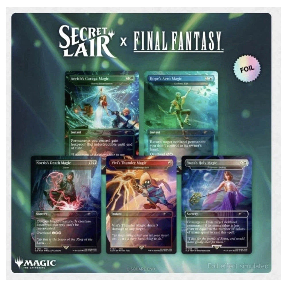Secret Lair x FINAL FANTASY: Grimoire Foil Edition