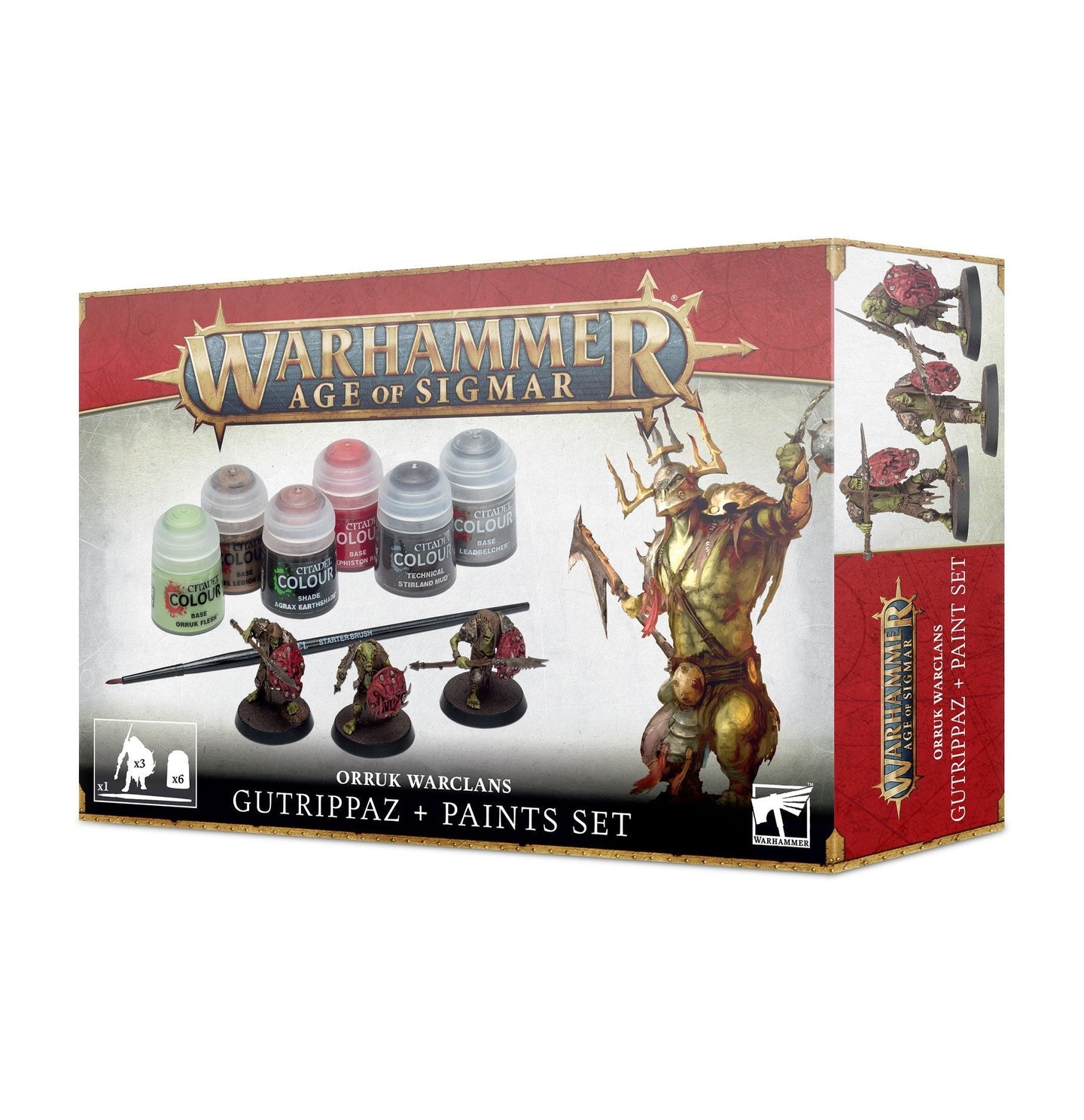 aos orruks + paint set eng/spa/port/lat Age of Sigmar Games Workshop