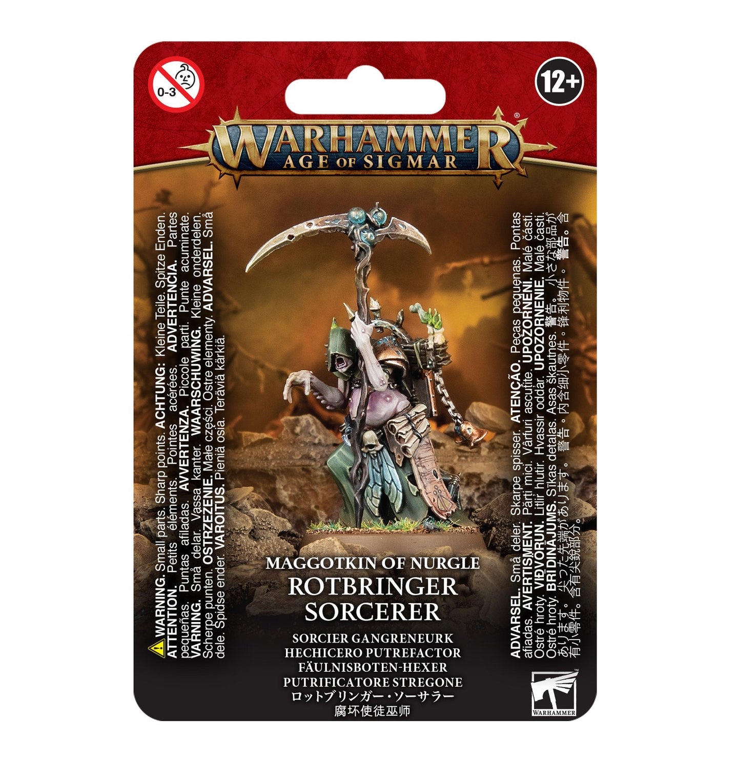 maggotkin of nurgle: rotbringer sorcerer Age of Sigmar Games Workshop