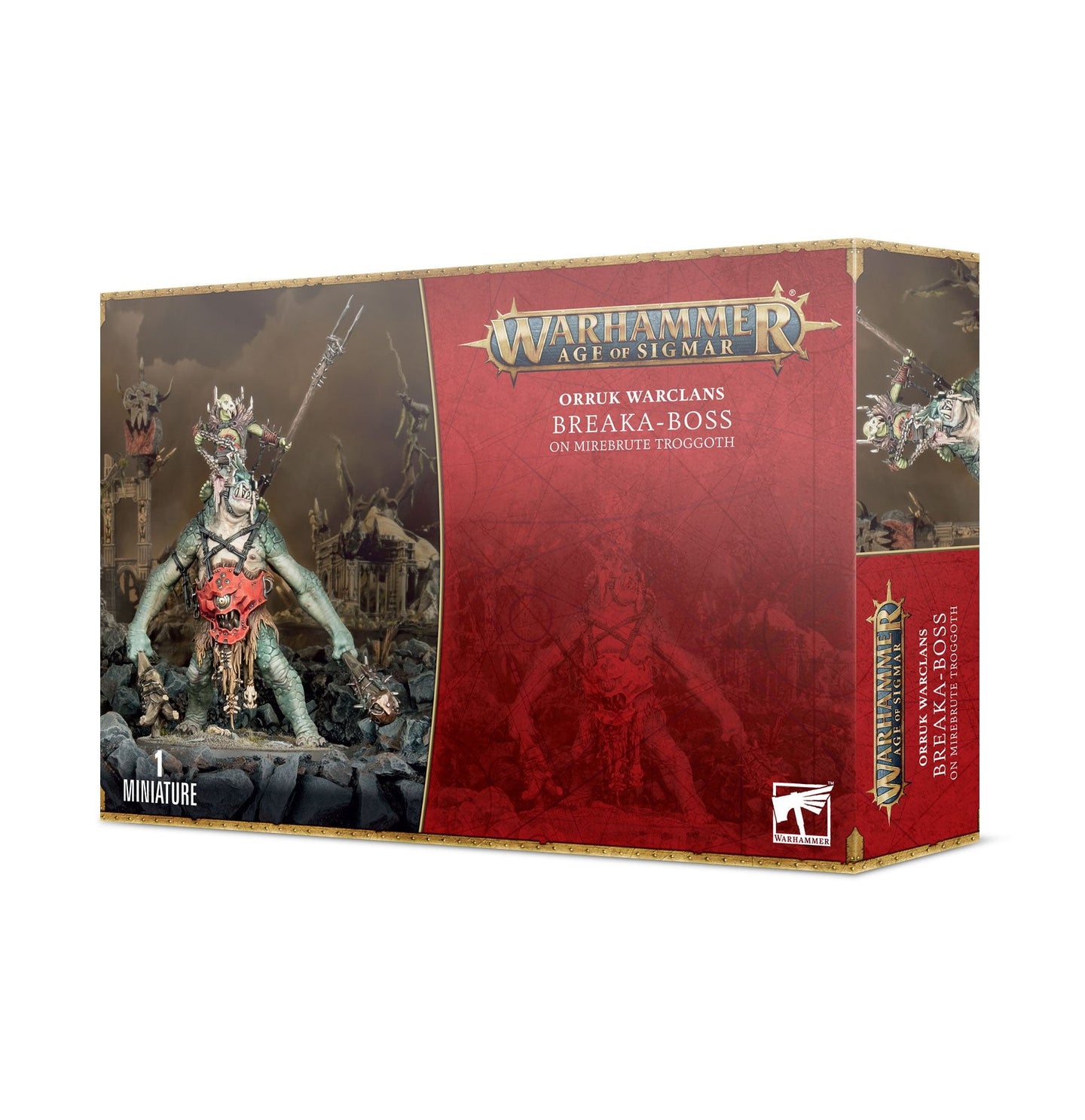 o/w: breaka-boss on mirebrute troggoth Age of Sigmar Games Workshop