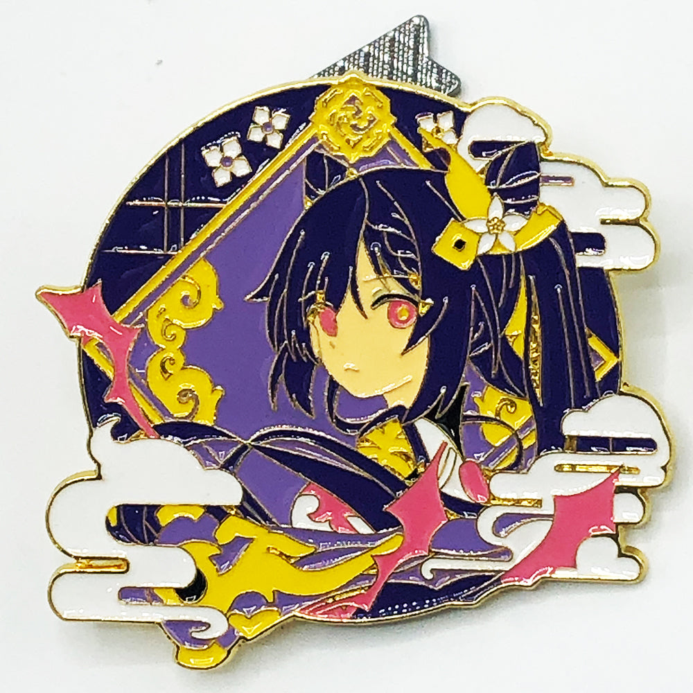 Genshin Impact Enamel Metal Lapel Pin for Sale - Genshin Go Keqing 1