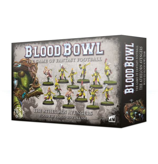 blood bowl: wood elf team Blood Bowl Games Workshop