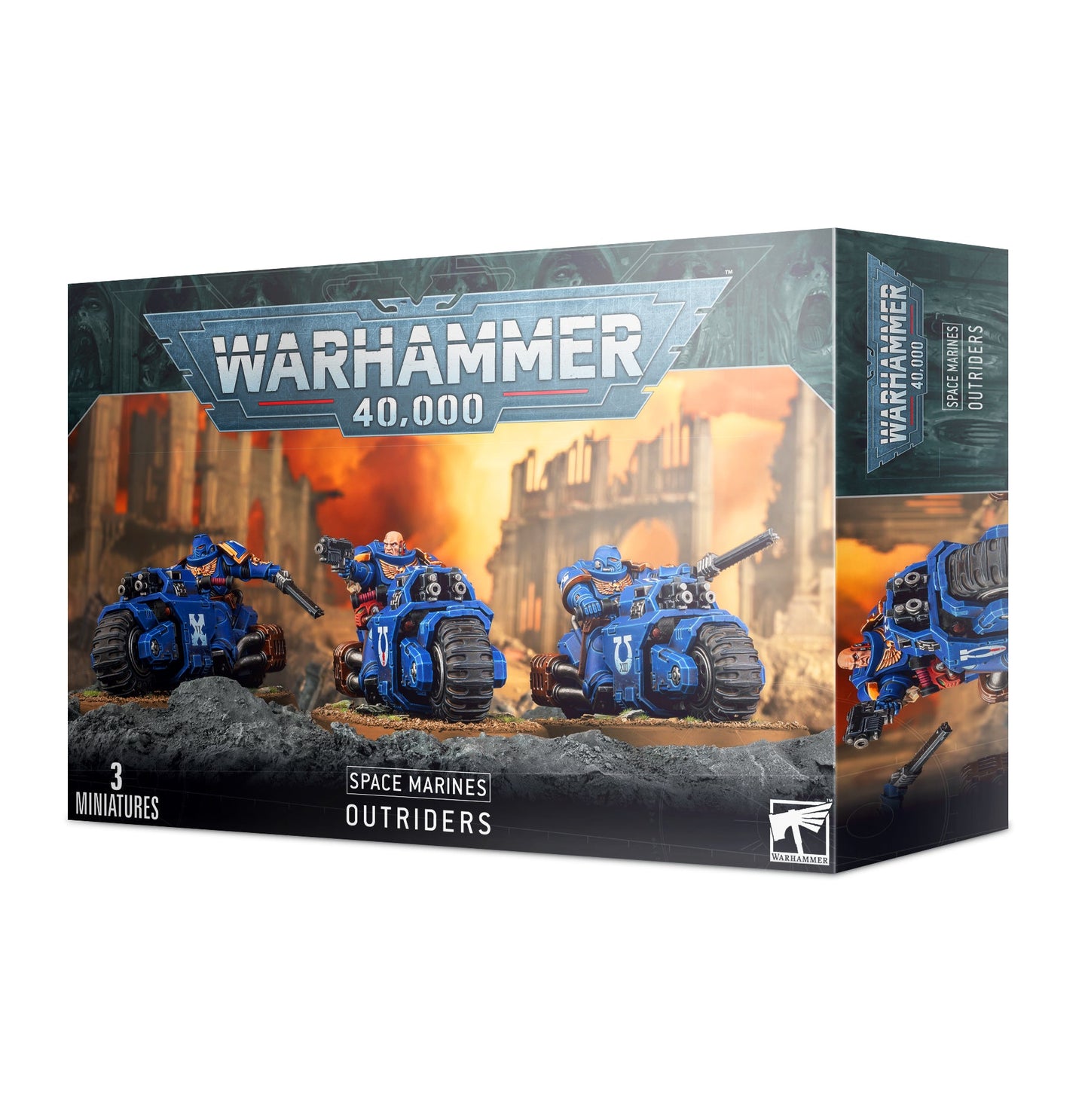 space marines outriders Warhammer 40k Games Workshop